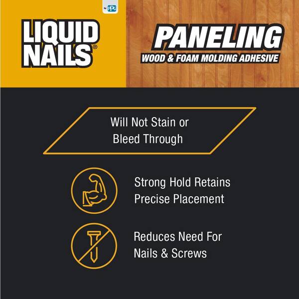 LIQUID NAILS 10 Oz. Tub Surround & Shower Wall Adhesive