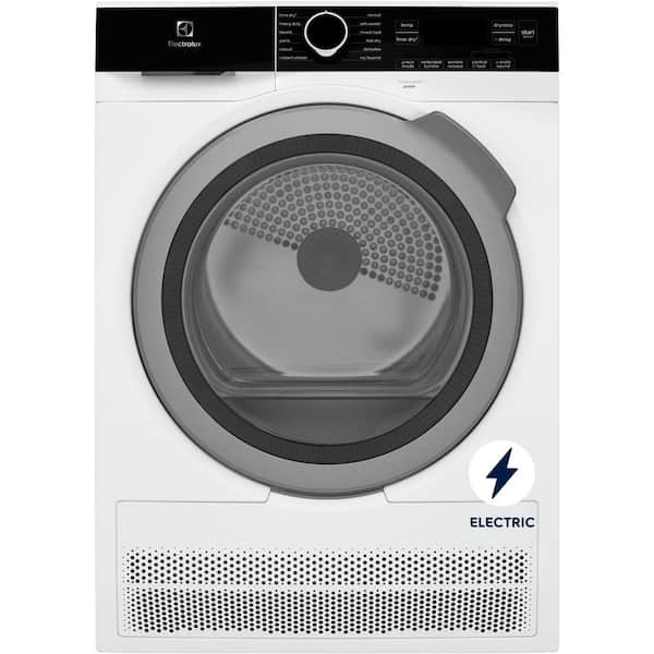 24 in. 4.0 cu. ft. Compact Stackable Electric Ventless Dryer in White with Instant Refresh, ENERGY STAR