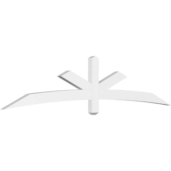 Ekena Millwork Alberta 96 in. W x 20 in. H x 2 in. D Signature Polyurethane Bracket
