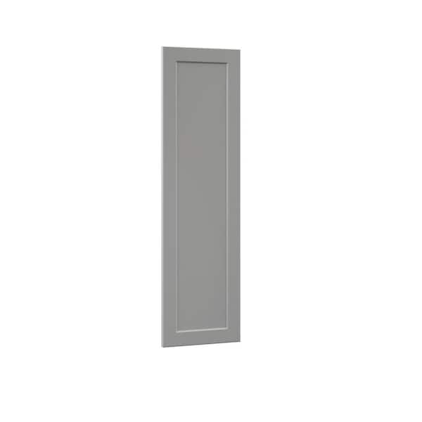 Hampton Bay Designer Series 0.75x42x12 in. Melvern Decorative End Panel in Heron Gray