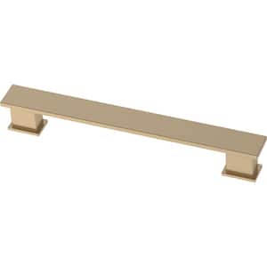 Layered 5-1/16 in. (128 mm) Champagne Bronze Cabinet Drawer Bar Pull