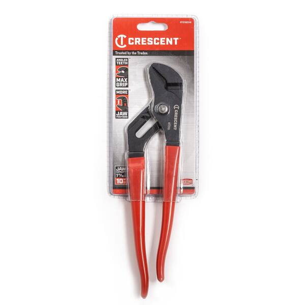 Crescent 10 in. Straight Jaw Black Oxide Tongue and Groove
