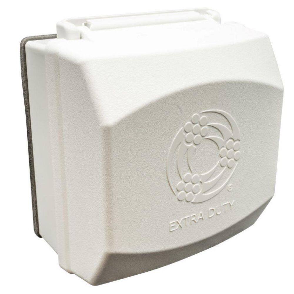Southwire 2-Gang Extra Duty Clear While-In-Use Cover 40-in-1 2GIU-W ...