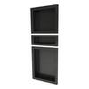 Nicchia Doccia Incassata Tile Redi RNT1614S-20D: Tripla Mensola In ABS Con Ripiani 15 E 50 Cm