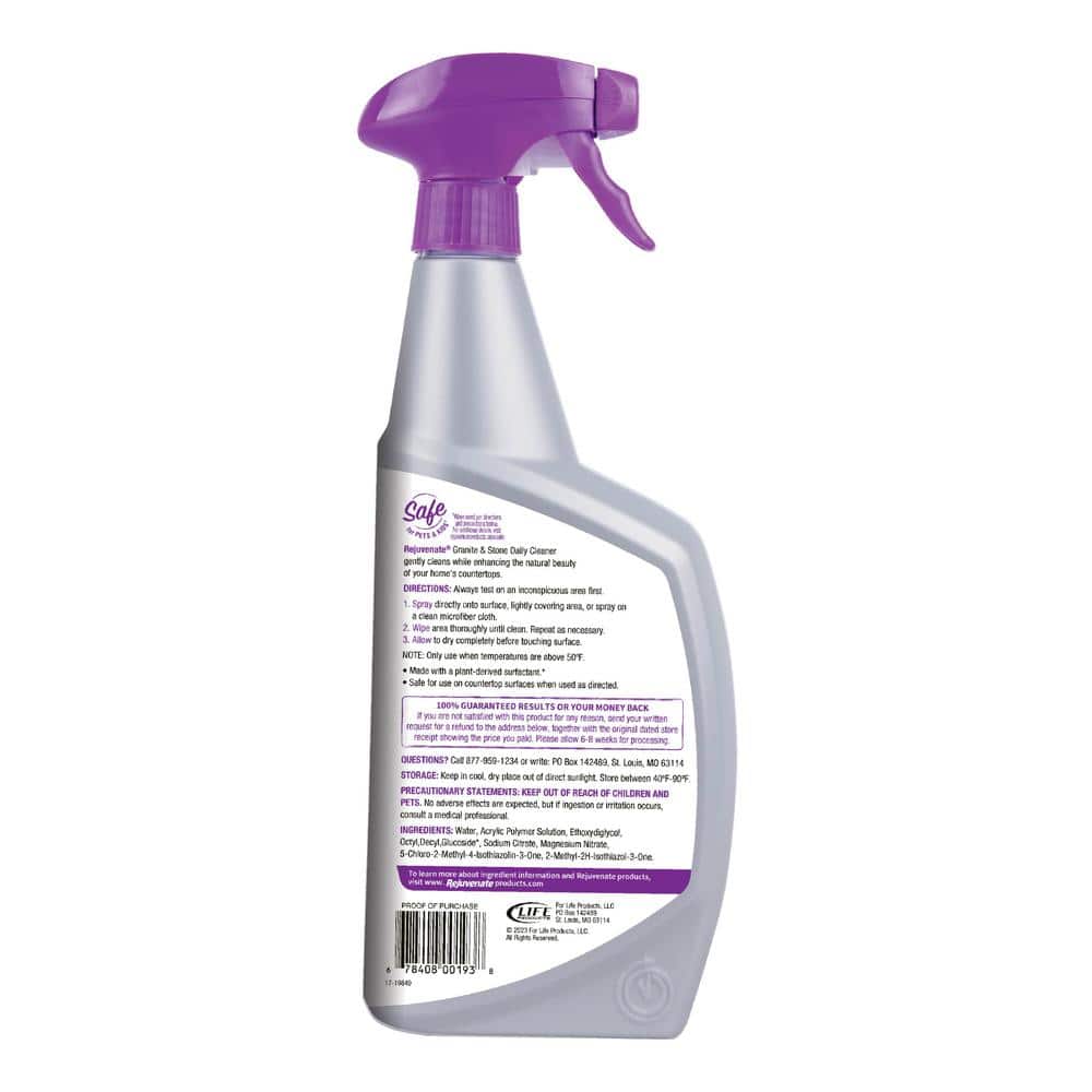 Rejuvenate 32oz Granite & Stone Daily Cleaner and Shine
