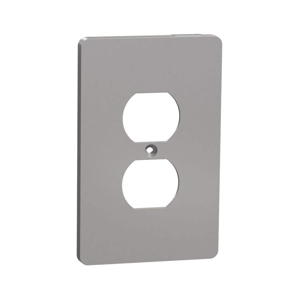 X Series 1-Gang Midsize Plus Duplex Outlet Wall Plate Matte Gray price history on PriceWatchPro