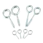 Assorted Size Zinc-Plated Screw Eye (8-Pack)