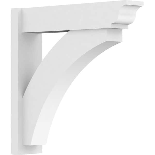Ekena Millwork Thorton 7 in. W x 30 in. H x 30 in. D Signature Urethane Polyurethane Outlooker with Traditional Ends