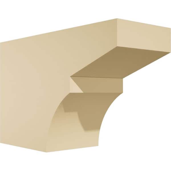 Ekena Millwork Standard Monterey 6 in. W x 10 in. H x 16 in. D Polyurethane Rafter Tail Outlooker