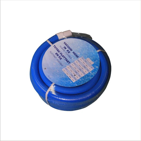 SPQ Brands Blow Molded 1-1/4 in. x 24 ft./7 m PE Swimming Pool Vacuum Hose