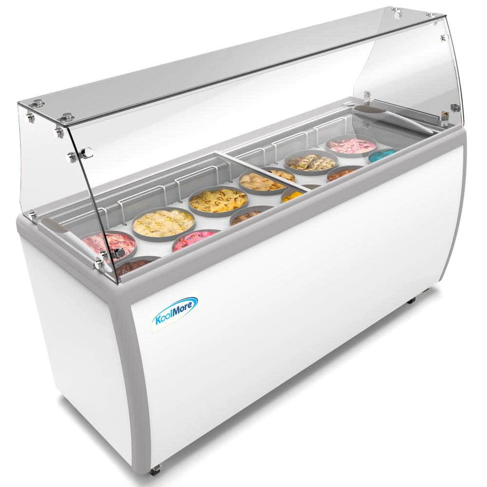 Koolmore In Tub Ice Cream Dipping Cabinet Display Freezer With