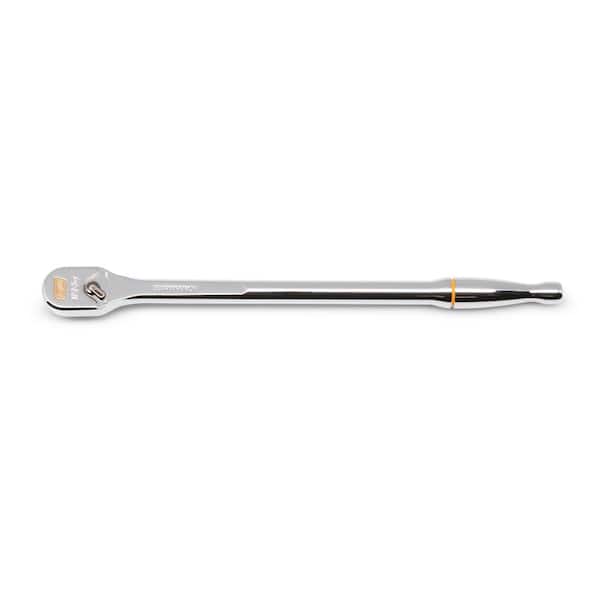 GEARWRENCH 1/4 in. Drive 120XP Full Polish Chrome Extra Long Handle Teardrop Ratchet