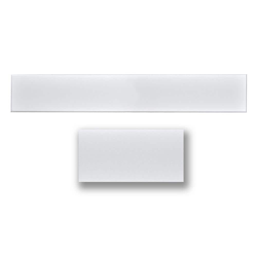 Plain White Foam Wood Ceiling Planks 39" x 6" Pack of 12