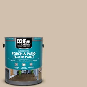 1 gal. #PFC-27 Light Rattan Gloss Enamel Interior/Exterior Porch and Patio Floor Paint