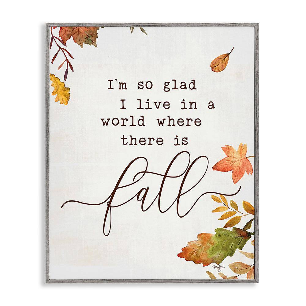 A World With Fall by Mollie B. 1 Piece Framed Graphic Print Nature Poster Art Print 30 in. x 24 in. price history on PriceWatchPro