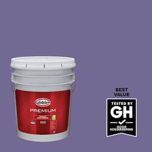 Glidden Diamond 1 gal. Purple Grapes PPG1175-6 Flat Interior Paint