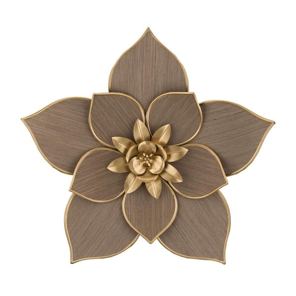 Regal Art & Gift Woodland Flower Wall Decor-Ash