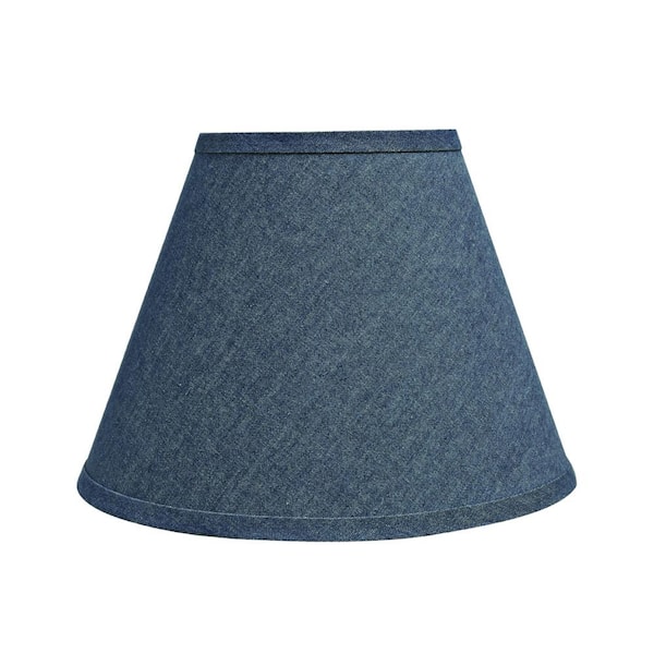 Aspen Creative Corporation 12 in. x 9 in. Washing Blue Hardback Empire Lamp Shade