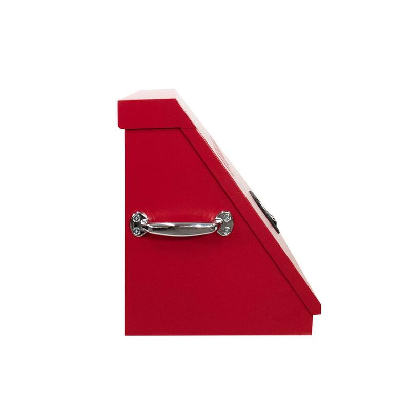 31 in. W x 16 in. D Portable Red Triangle Top Tool Chest for Sockets, Wrenches and Screwdrivers