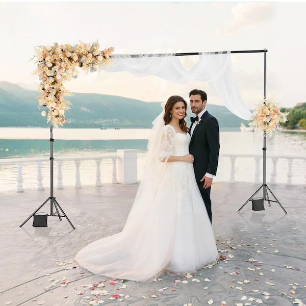 VEVOR Backdrop Stand, 10 ft. x 10 ft. Adjustable Backdrop Stand it