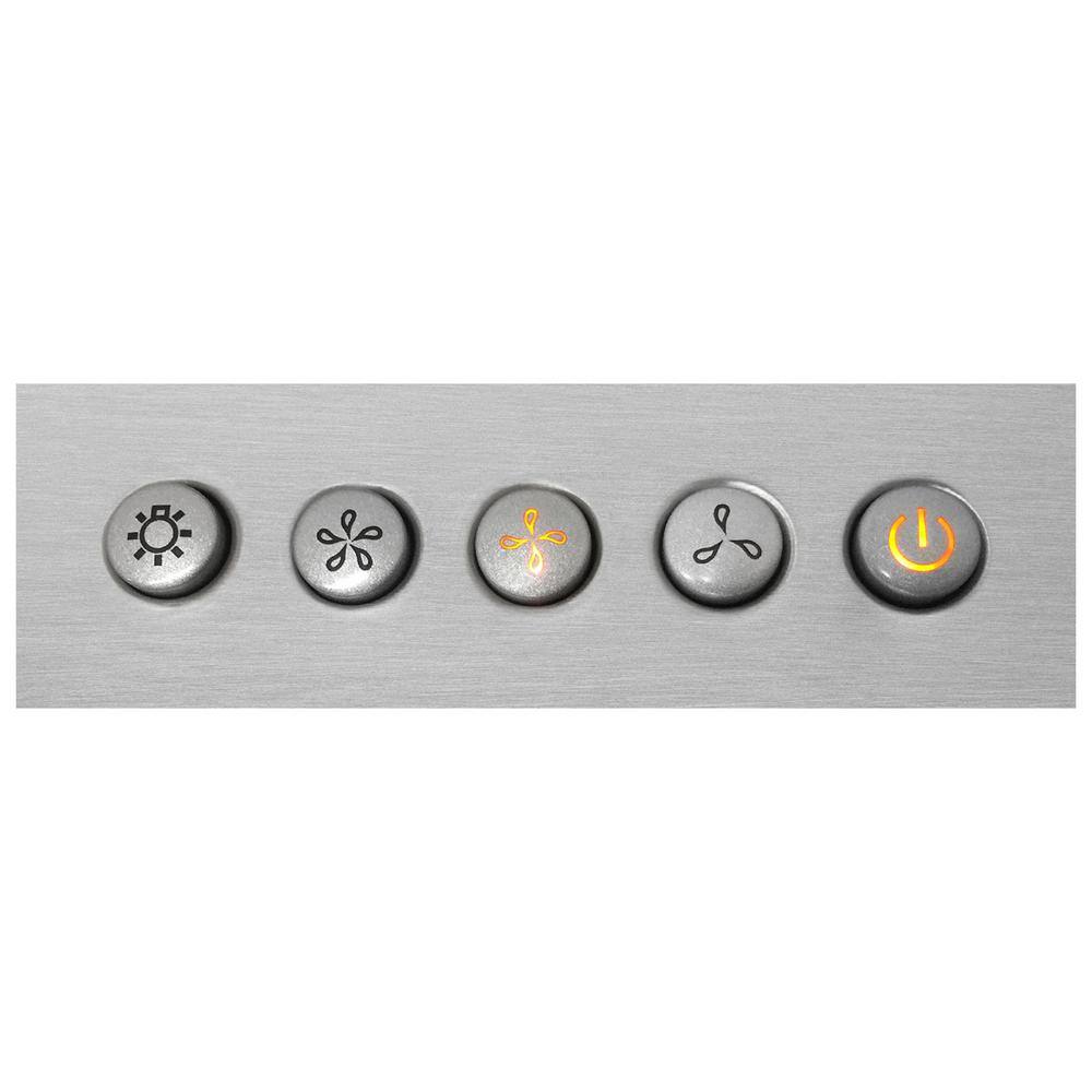 36-Inch Stainless Steel Wall Mount Convertible Range Hood