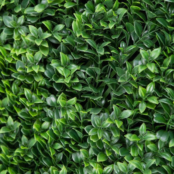 Vigoro 2 in. Green Artificial Mix Leaf 20 in. x 20 in. Foliage