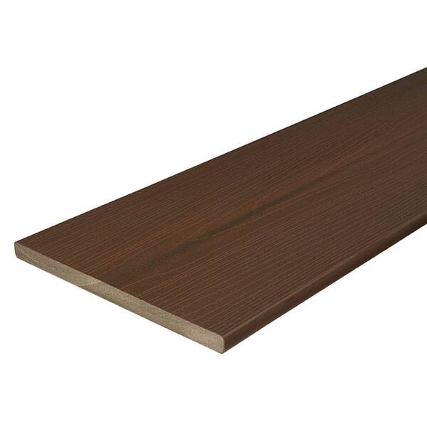 Fiberon ProTect Advantage 3/4 in. x 11-1/4 in. x 12 ft. Chestnut Capped Fascia Composite Decking Board (24-Pack)