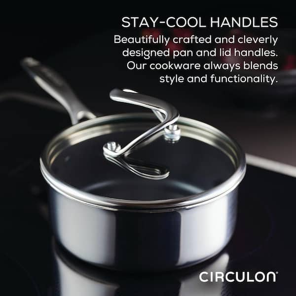 Best Buy: Circulon Momentum 11-Piece Cookware Set Gray 83731