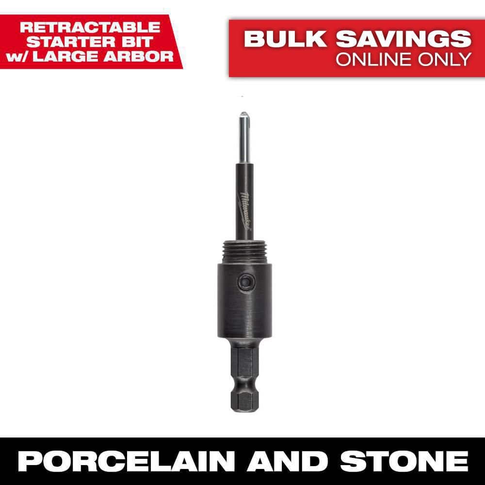 Retractable Starter Bit with Large Arbor For Diamond Plus Hole Saws price history on PriceWatchPro