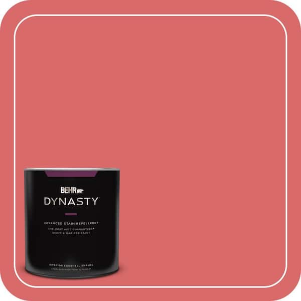 BEHR DYNASTY 1 qt. #160B-6 Coral Expression Eggshell Enamel Interior Stain-Blocking Paint and Primer
