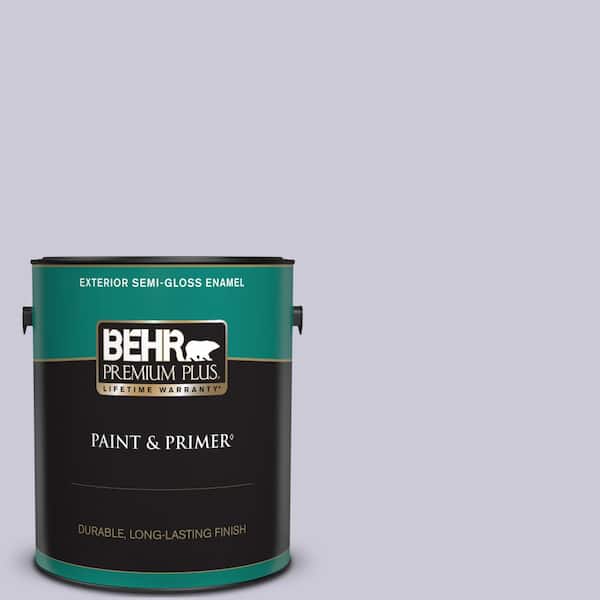 BEHR PREMIUM PLUS 1 gal. #S570-2 Magic Scent Semi-Gloss Enamel Exterior Paint & Primer