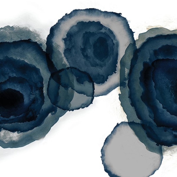 84 in. x 84 in. "Blotted Ink II" by Tom Reeves Canvas Wall Art