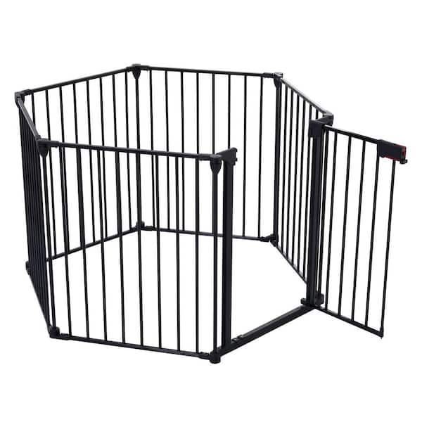 Fireplace Fence Baby Safety Fence - Black