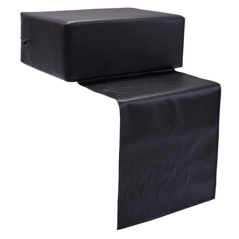 Black PVC Leather Child Salon Booster Seat Cushion with Metal Frame