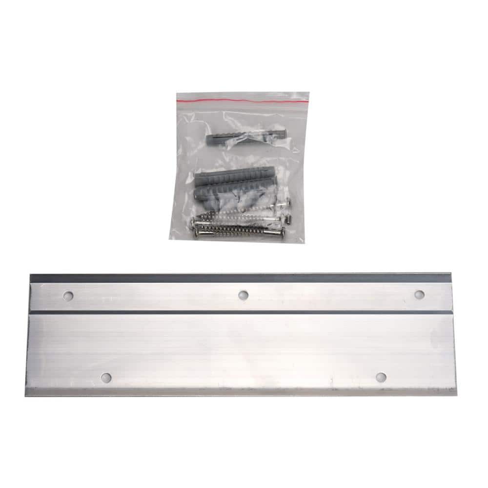 Natural Teak Wood Folding Shower Seat with Chrome Mount