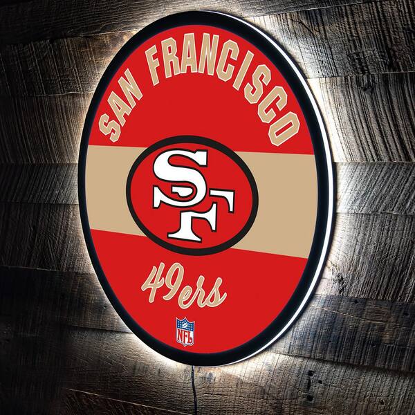 Evergreen San Francisco 49ers Vintage Round 23 Plug-in LED