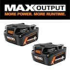 18V 6.0 Ah MAX Output Lithium-Ion Batteries (2-Pack)