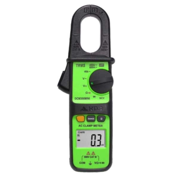 DCM300MINI TRMS Clamp Meter-400A AC with NCV, Auto Range & Compact Design : Perfect for Electricians