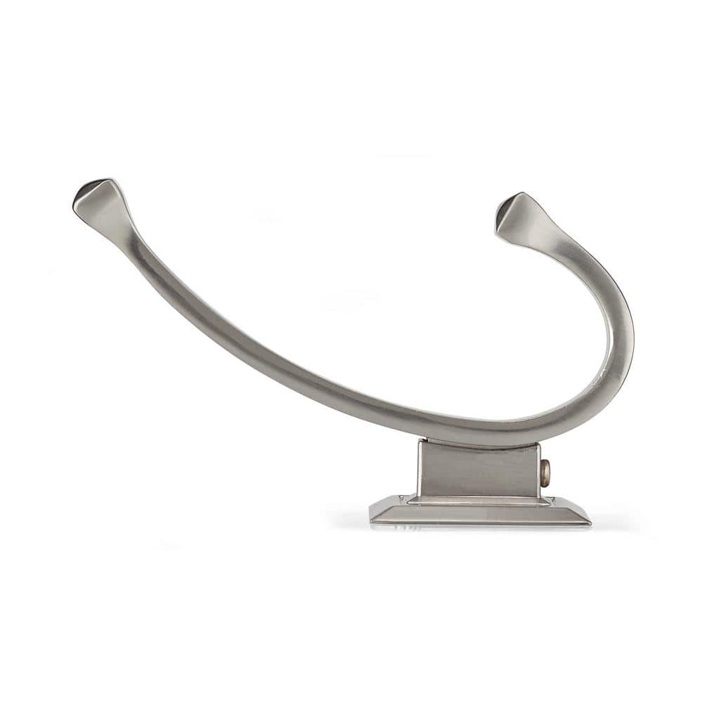 Brushed Nickel Transitional Metal Wall Hook