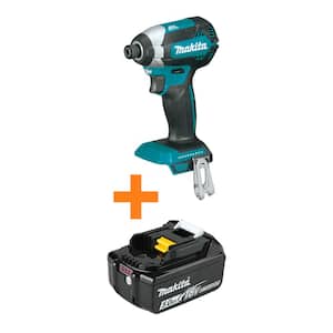 18V LXT Lithium-Ion Brushless 1/4 in. Cordless Impact Driver (Tool Only) and 18V LXT Lithium-Ion Battery Pack 5.0Ah
