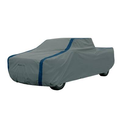 Weather Defender 195 in. L x 58 in. W x 68 in. H Standard Cabs Truck Cover with StormFlow in Grey