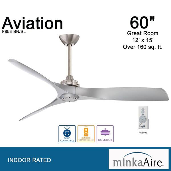Minka Aire Aviation 60 In Indoor, Aviation Style Ceiling Fans