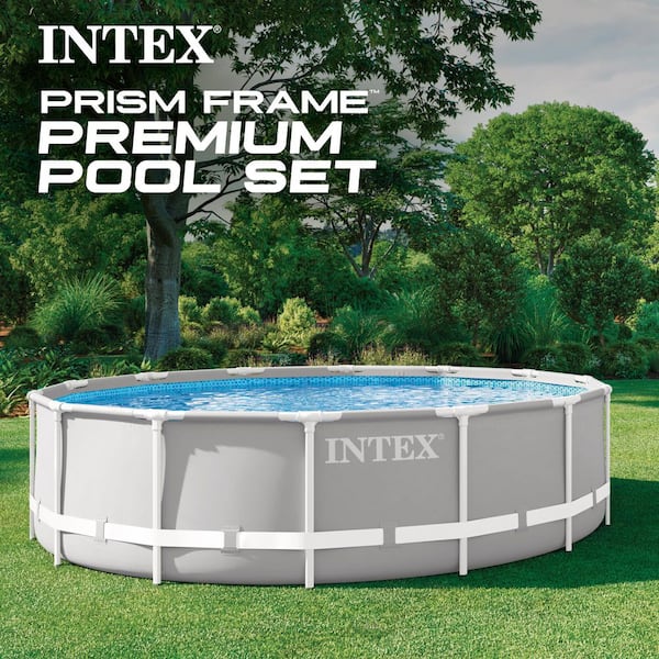 Prism Frame 14 ft. Round 42 in. Deep Above Ground Pool Set