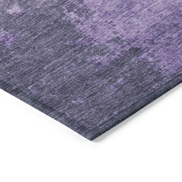 Chantille Machine Washable Indoor/Outdoor Abstract ACN1913 Purple 2 ft. 3 in. x 7 ft. 6 in. Runner Rug