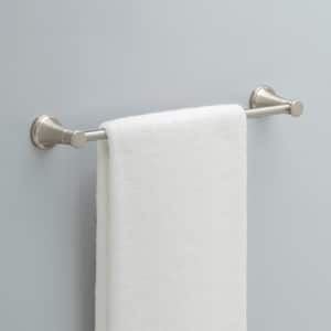 Casara 18 in. Wall Mount Towel Bar Bath Hardware Accessory in Brushed Nickel