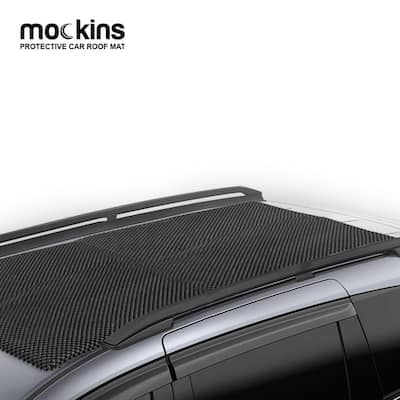 40 in. x 60 in. Black Protective Car Roof Mat with a Strong Grip and Extra Cushioning