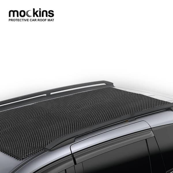 Mockins 36x39 Protective Roof Mat | Black PVC Foam Anti-Slip Grip Mat |  Universal Fit