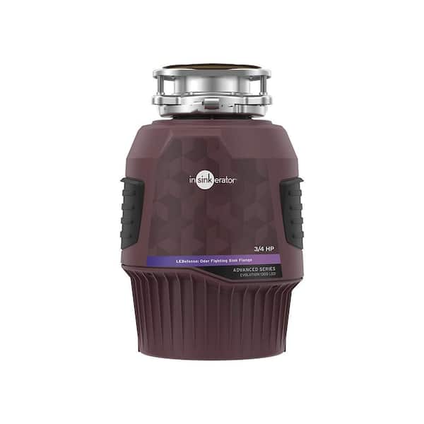 Evolution 1300 LEDefense W/C, 3/4 HP Garbage Disposal, Continuous Feed Food Waste Disposer with EZ Connect Power Cord