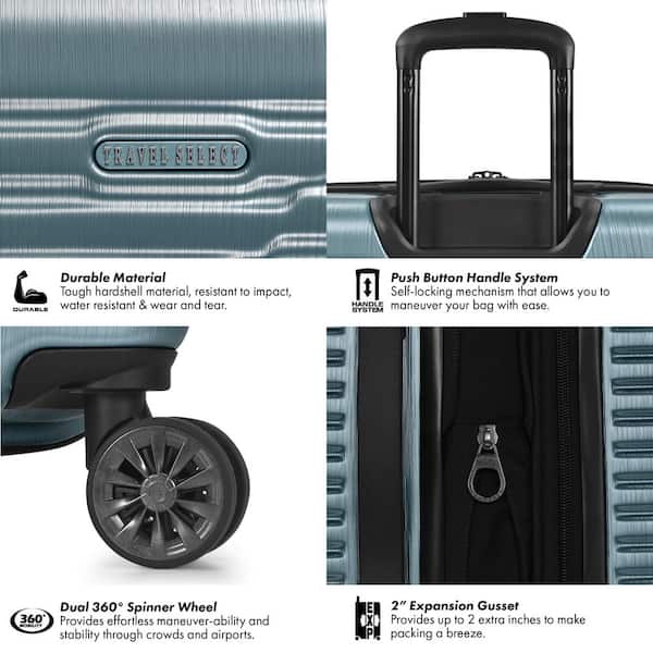 Travel Select Sunny Side 3-Piece Hard Side Expandable Spinner