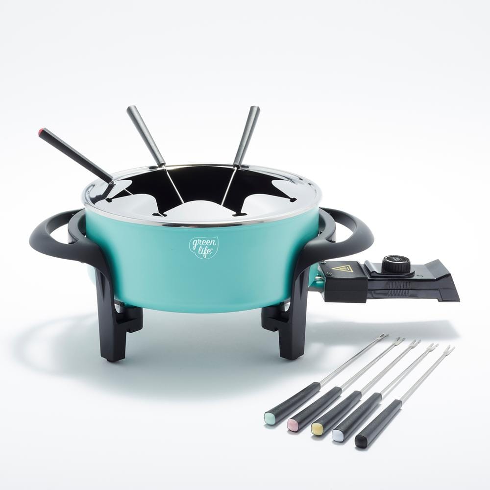 Multioutools Mini Electric Fondue Pot Set With Dipping Forks - Temu